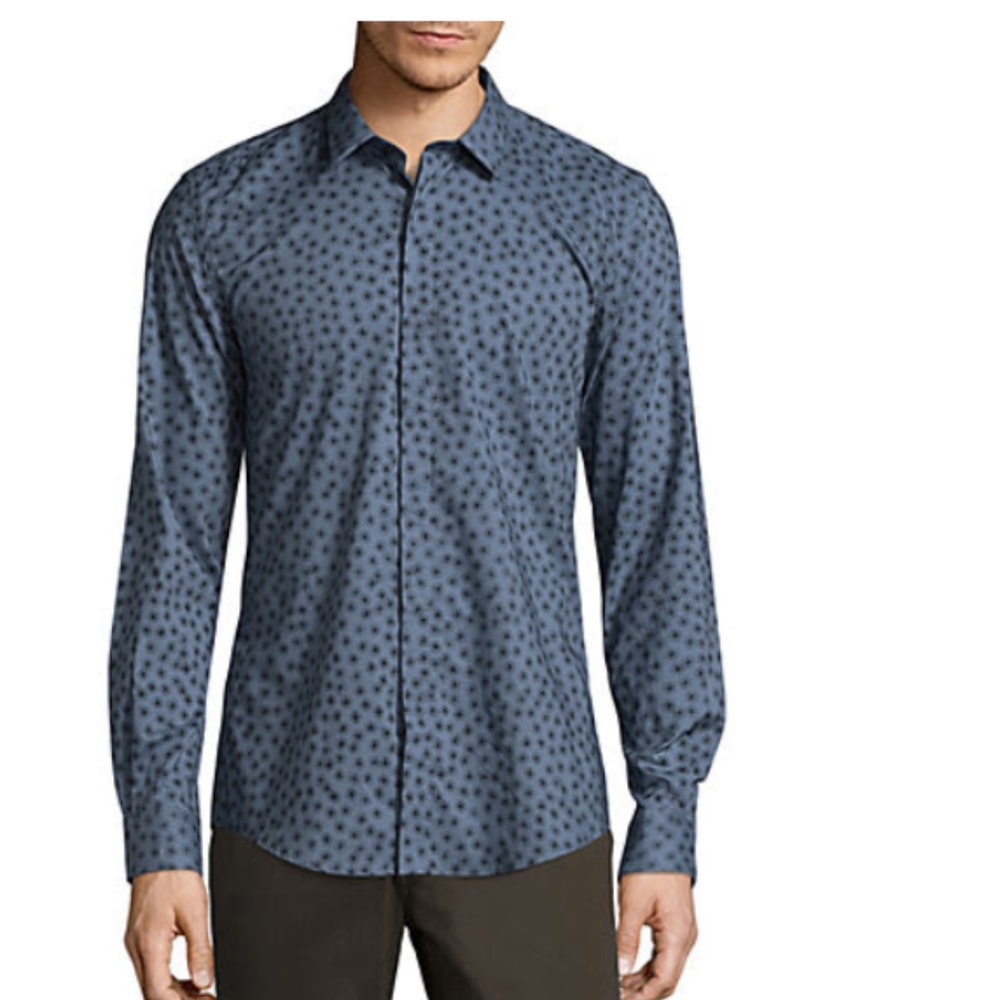 Anthony Morato Printed Collar Sportshirt